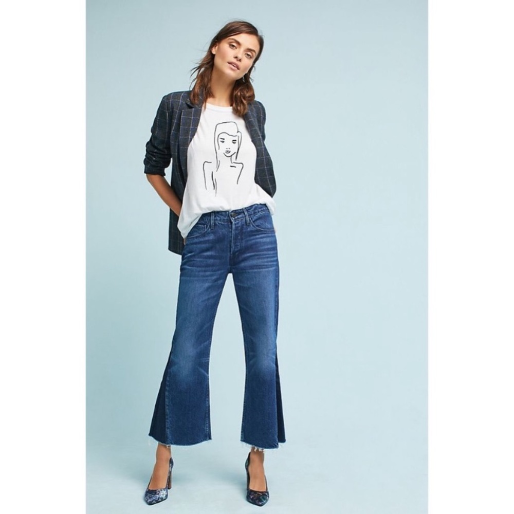 3x1 Higher Ground Gusset Crop Flare Jean 26